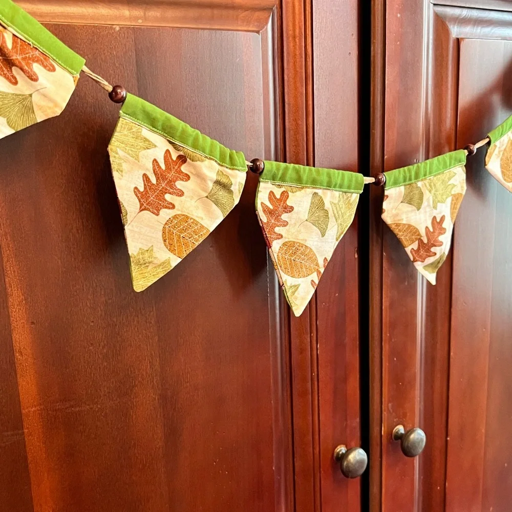 Fall/Autumn Bunting/Fabric Banner/Mantel Garland